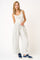 Ivory Barrel Leg Terry Sweatpants