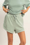 Sage Drawstring Relaxed Fit Shorts