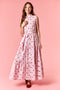 Light Pink Polka Dot Sleeveless Poplin Shirt Dress