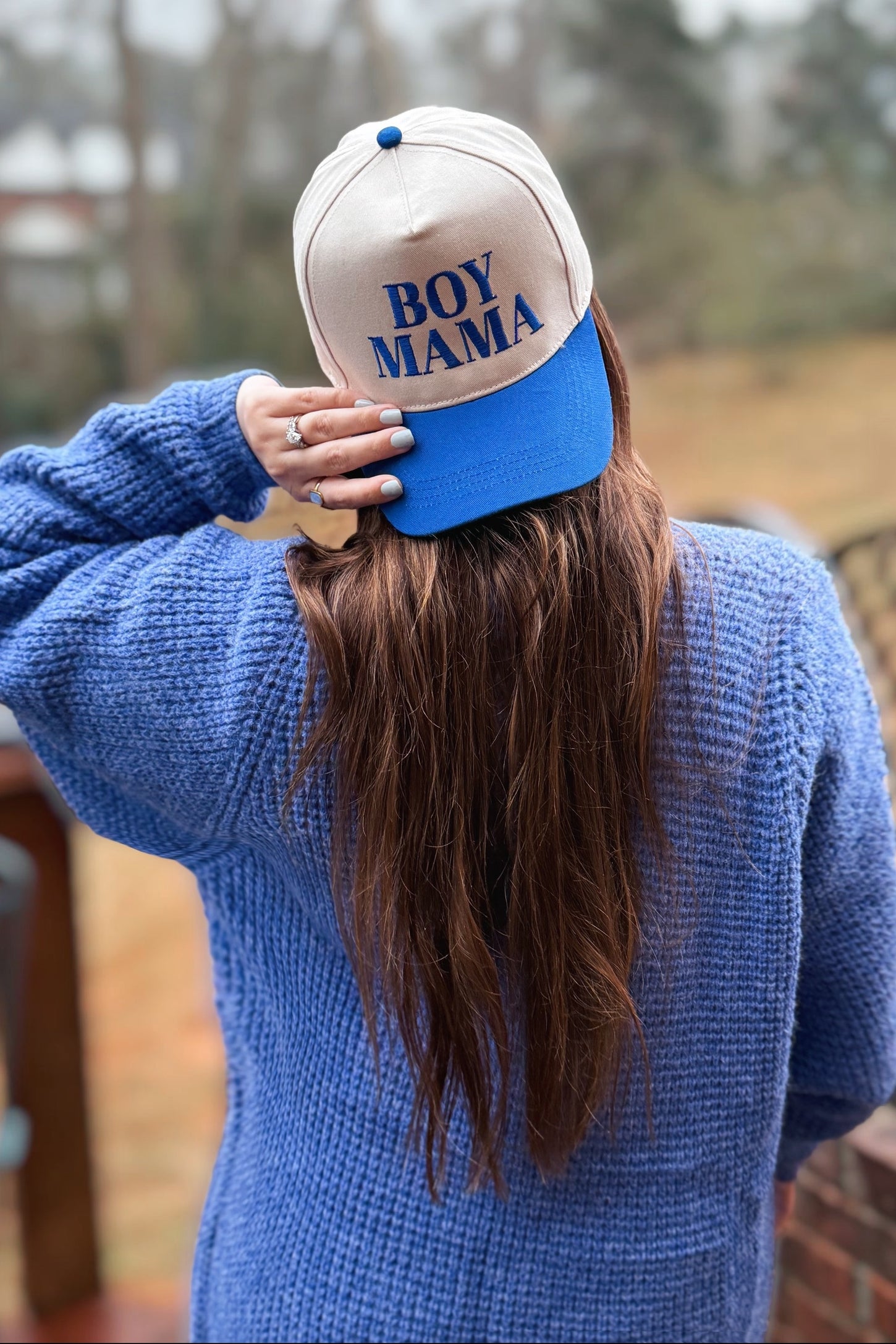 Blue Checkered Plaid Pullover Shorts Set