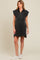 Charcoal Zip Up Hooded Maternity Sweatshirt Mini Dress
