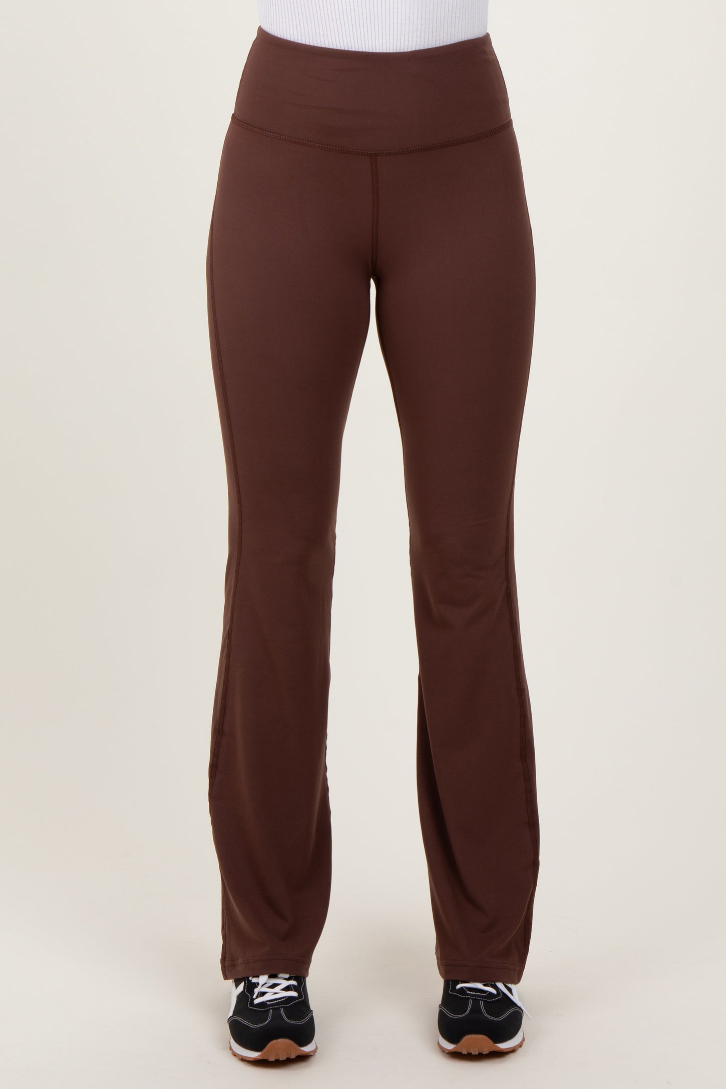 Brown Flared Leggings
