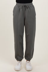 Olive Drawstring Relaxed Fit Sweatpants