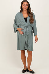 Mint Delivery/Nursing Maternity Robe