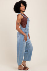 Light Blue Barrel Leg Overalls