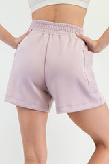 Light Pink Patch Pocket Shorts