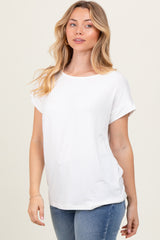 Ivory Key Hole Back Detail Top