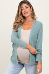 Jade Knit Open Front Maternity Cardigan