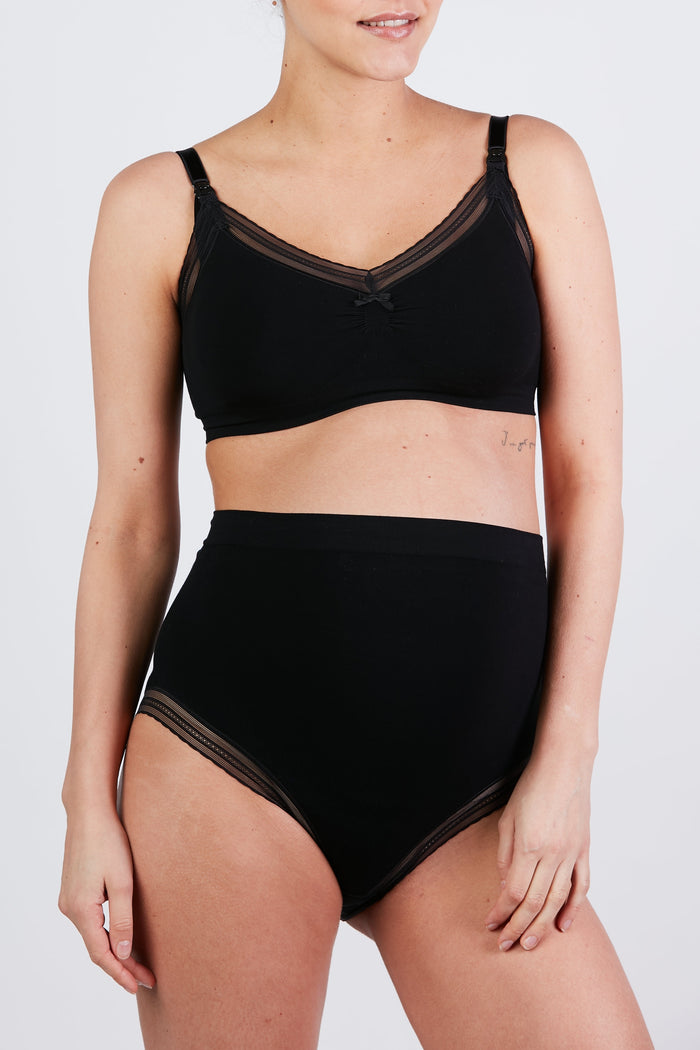 Black Cache Coeur Maternity Milk Nursing Bra