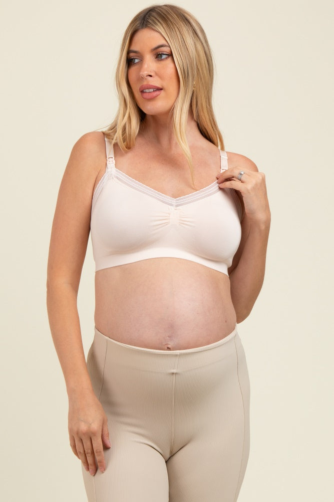 Beige Cache Couer Maternity Milk Nursing Bra