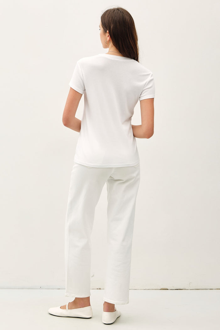 White Classic Crewneck T-Shirt