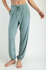 Jade Drawstring Jogger Pants