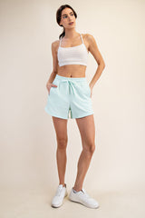 Mint Terry Shorts