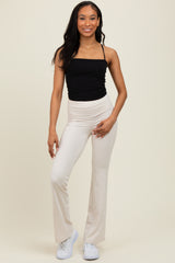 Ivory Active Pocket Flared Maternity Leggings