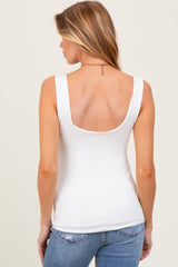 Ivory Sweetheart Sleeveless Maternity Top