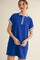 Royal Blue Sporty Polo Dress