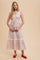 Red Roses Cotton Floral Maxi Dress