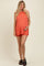Coral Knit Sleeveless Sweater Shorts Maternity Set