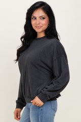 Black Long Sleeve Sweatshirt
