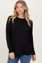 Black Long Sleeve Top