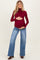 Blue Medium Wash Wide Leg Maternity Jeans