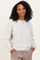 IvoryFleece Crew Neck Relaxed Fit Sweatshirt