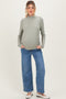 Blue Ankle Wide Leg Maternity Jeans