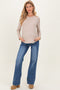 Blue Trouser Hem Wide Flare Maternity Jeans
