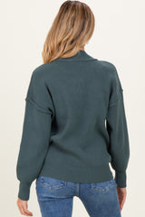 Jade Wide Neck Drop Shoulder Maternity Sweater
