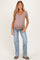 Light Blue Raw Hem Slim Wide Leg Maternity Jeans