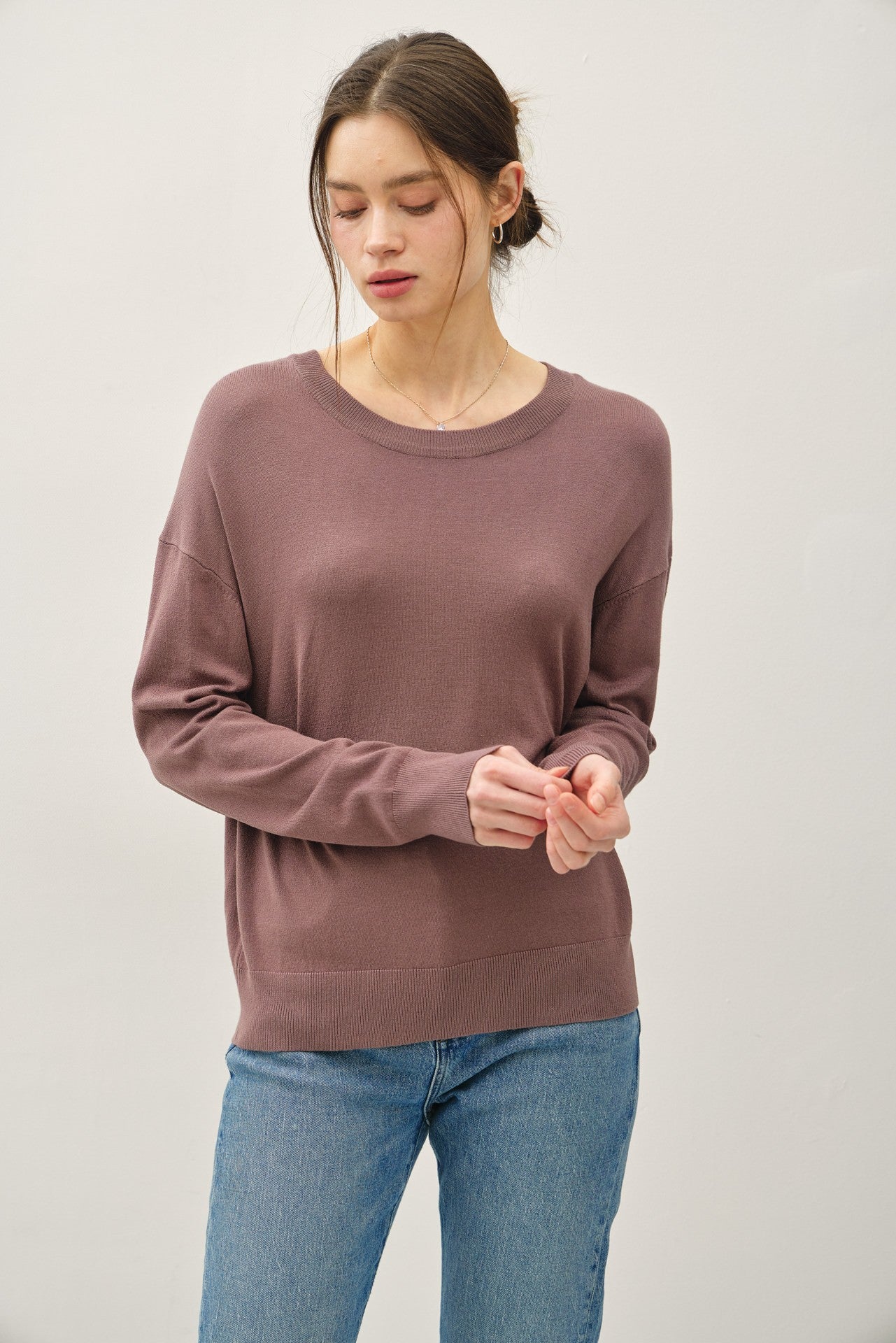 Cocoa Classic Crew Neck Sweater