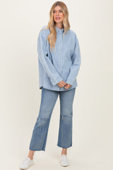 Light Blue Striped Button Down Shirt