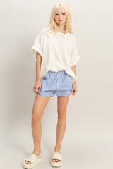 Ivory Oversized Mineral Wash T-Shirt