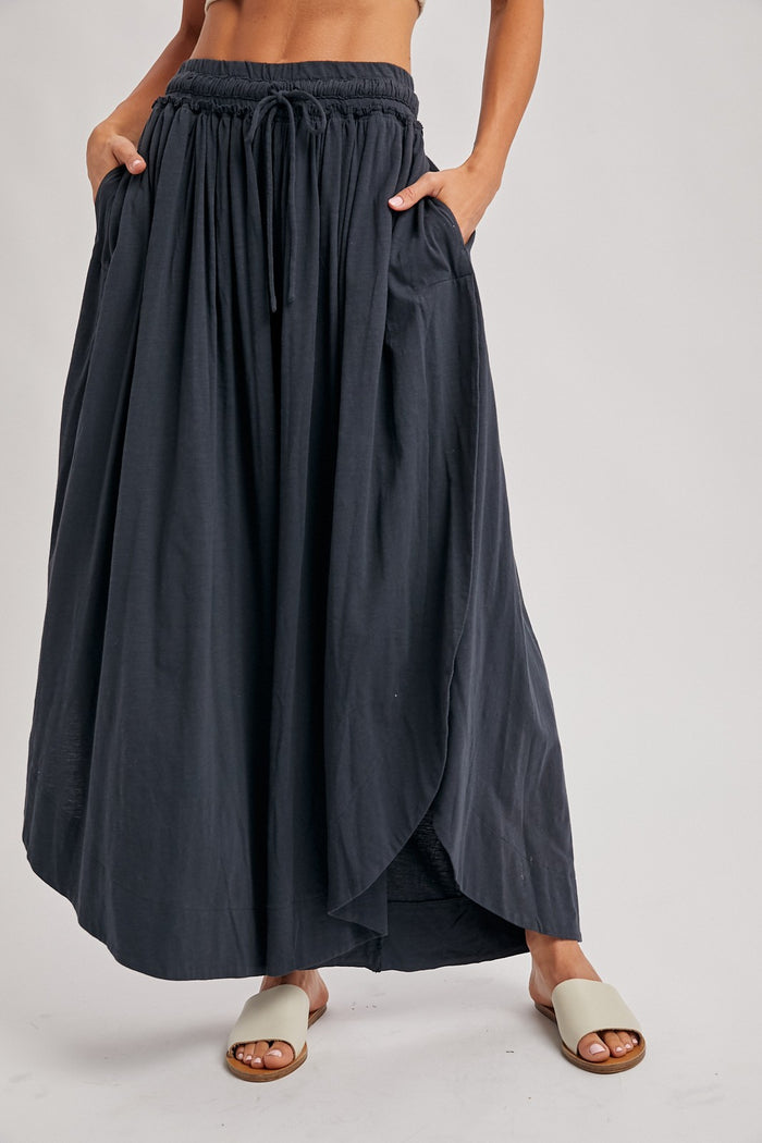Ash Tulip Hem Super Wide Leg Maternity Pants