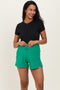 Green Active 5" Maternity Shorts