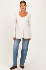 Medium Maternity Dad Jean With Mini Slit