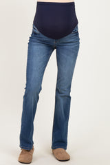 Dark Wash Maternity Boot Cut Jeans
