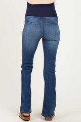 Dark Wash Maternity Boot Cut Jeans