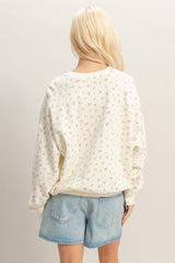 Pink Ditsy Floral Sweatshirt