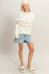 Pink Ditsy Floral Sweatshirt