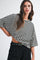 Ivory Oversized Striped Boyfriend Tee