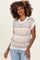 Navy Multicolor Striped Maternity Sweater Top