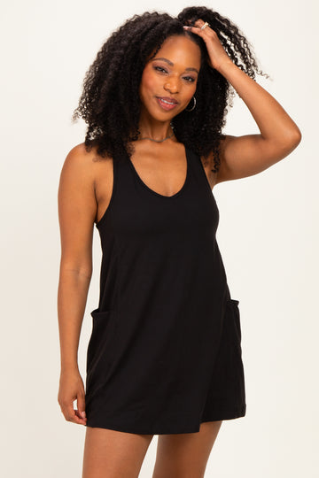 Black Active Racerback Skortsie