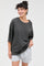 Black Pigment Oversized Half-Sleeve T-Shirt