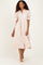 Stone Embroidered Midi Shirt Dress