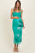 Jade Floral Cutout Maternity Midi Dress