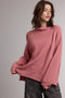 Ash Rose Waffle Knit Turtleneck Sweater