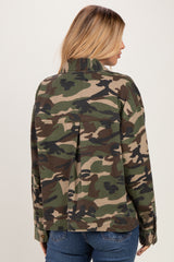 Camo Vintage Washed Denim Jacket