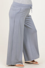 Grey Drawstring Maternity Lounge Pants