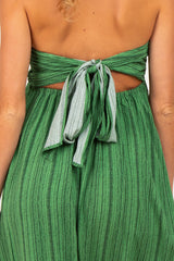 Olive Printed V Neck Maternity Maxi Dress
